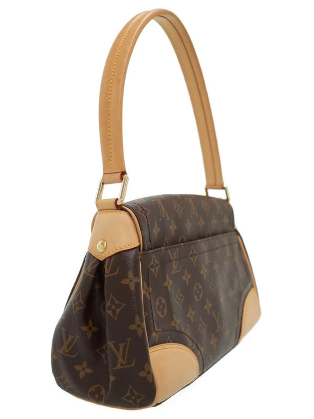 Louis Vuitton Monogram Bag Hobo Beverly Brown